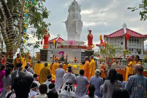 Khánh tạ Thánh tượng Bồ-tát Quán Thế Âm tại chùa Kỳ Viên Trung Nghĩa (Khánh Hòa)