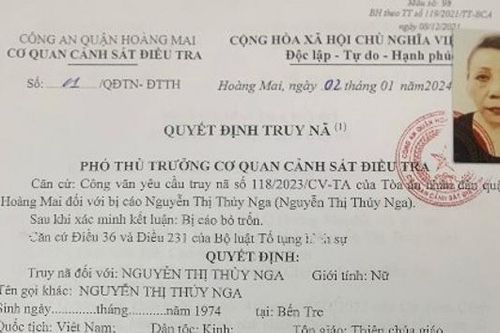 Truy nã giúp việc trộm cắp tài sản ở quận Hoàng Mai