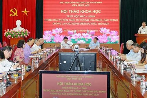 'Tự hào và tin tưởng dưới lá cờ vẻ vang của Đảng, quyết tâm xây dựng một nước Việt Nam ngày càng giàu mạnh, văn minh, văn hiến và anh hùng': Kiên định chủ nghĩa Mác - Lênin, tư tưởng Hồ Chí Minh