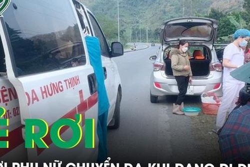 Đang đi trên đường bỗng chuyển dạ sớm và sinh con tại chỗ