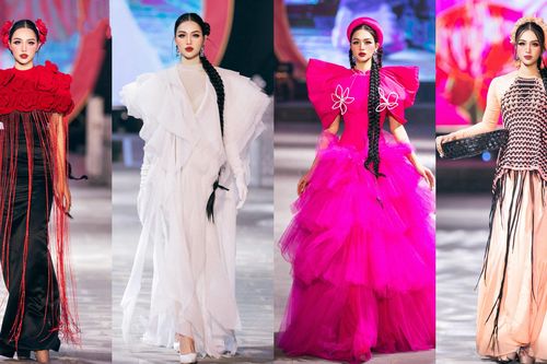 Người mẫu Minh Anh tỏa sáng tại show diễn 'Nguyện ước chốn thiêng'