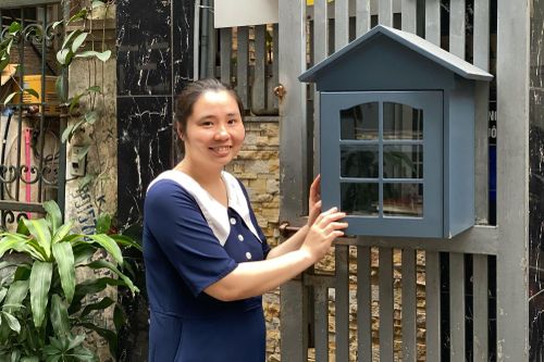 Tổ chim không nuôi chim, chỉ đựng sách miễn phí ở Hà Nội