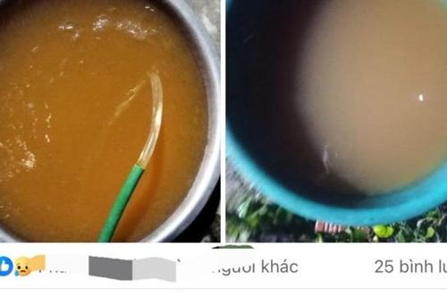 Nước sinh hoạt đục, bẩn, cuộc sống của người dân bị ảnh hưởng nghiêm trọng