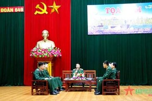 Tạo điều kiện để sĩ quan trẻ Lữ đoàn 649 phấn đấu, trưởng thành