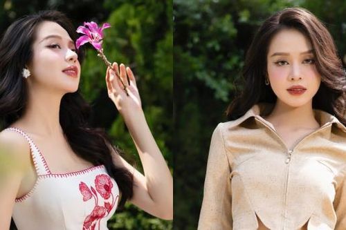 Hoa hậu Thanh Thủy khoe nhan sắc trong veo tuổi 22