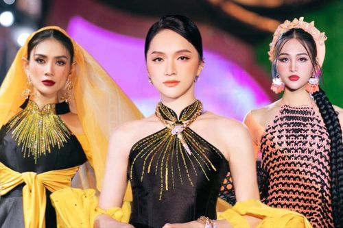 Dàn người đẹp 'cạnh tranh' cổ phục trên sàn catwalk: Hương Giang - Võ Hoàng Yến, ai đỉnh hơn ai?