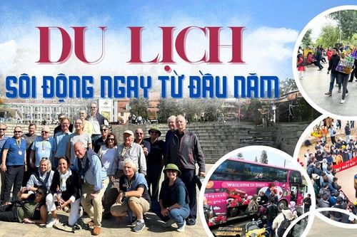 Du lịch sôi động ngay từ đầu năm