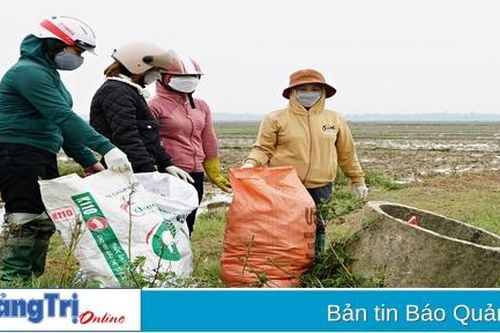 Xây dựng 3.500 bể chứa bao gói thuốc bảo vệ thực vật sau sử dụng trên đồng ruộng