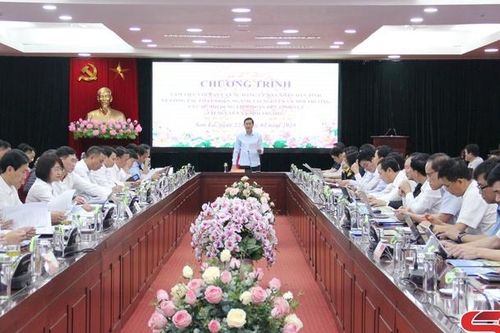 Ban Thường vụ Tỉnh ủy làm việc với Ban cán sự Đảng UBND tỉnh về lĩnh vực tài nguyên và môi trường