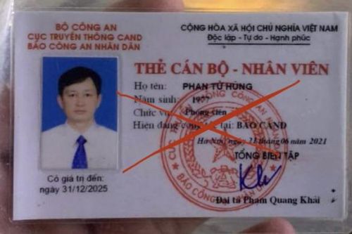 Cảnh báo hiện tượng giả mạo cán bộ, phóng viên, nhân viên Báo CAND