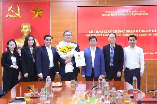 Quảng Ninh: Trao giấy chứng nhận đầu tư cho 2 dự án FDI với tổng mức đầu tư trên 330 triệu USD