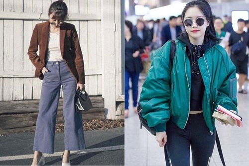 Khi mặc áo khoác ngoài nên kết hợp với quần bó sát hay quần ống rộng?