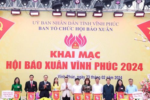 Khai mạc Hội báo Xuân Vĩnh Phúc năm 2024