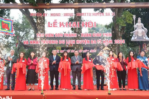 Khai hội Tản Viên Sơn Thánh và khai trương du lịch huyện Ba Vì