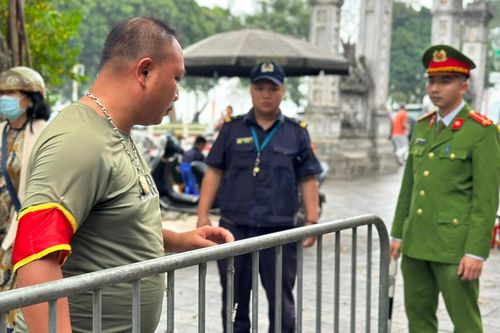 Bảo đảm an ninh trật tự đền Quán Thánh