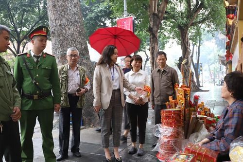 Bảo đảm an ninh trật tự cho du khách lễ chùa Quán Sứ Xuân Giáp Thìn