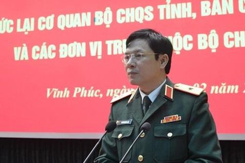 Nhanh chóng kiện toàn tổ chức, biên chế, bố trí nhân sự Ban Chỉ huy Quân sự tỉnh