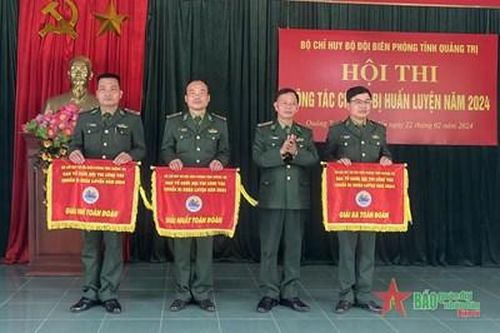 Bộ đội Biên phòng tỉnh Quảng Trị tổ chức Hội thi công tác chuẩn bị huấn luyện năm 2024