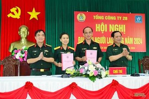 Tổng công ty 28, Tổng cục Hậu cần chăm lo tốt quyền, lợi ích của người lao động