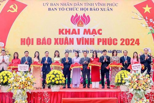 Nhiều hoạt động hấp dẫn tại Hội Báo xuân Vĩnh Phúc 2024