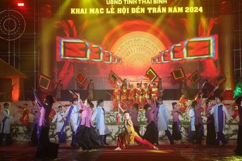 Đặc sắc chương trình khai mạc lễ hội Đền Trần tỉnh Thái Bình