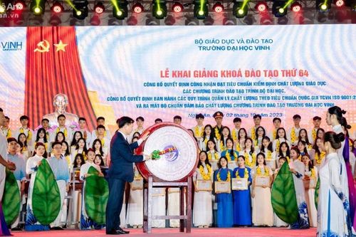 Trường Đại học Vinh được phép tuyển sinh và đào tạo thêm 2 ngành sư phạm mới