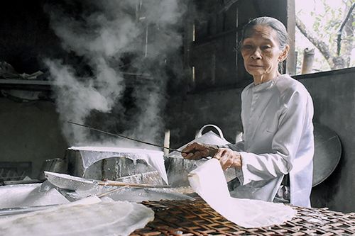 Nghề làm bánh tráng Túy Loan ở Đà Nẵng trở thành Di sản Phi vật thể Quốc gia