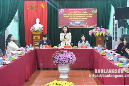 Gặp mặt thủ nhang, đồng đền, bộ phận thường trực tại các di tích Xuân Giáp Thìn năm 2024