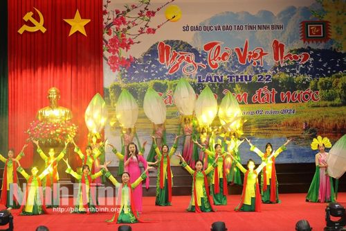 Sở Giáo dục và Đào tạo tổ chức Ngày thơ Việt Nam lần thứ 22