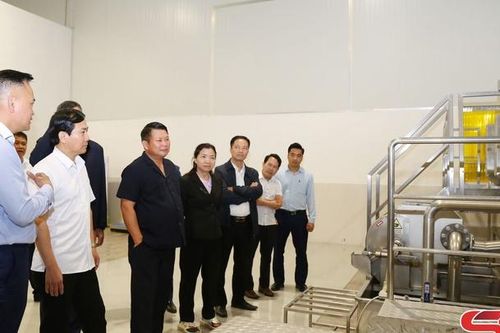 Đồng chí Phó Bí thư Thường trực Tỉnh ủy nắm tình hình hoạt động tại một số doanh nghiệp tại huyện Vân Hồ