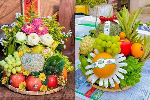 Những mâm ngũ quả đắt đỏ cúng rằm tháng Giêng