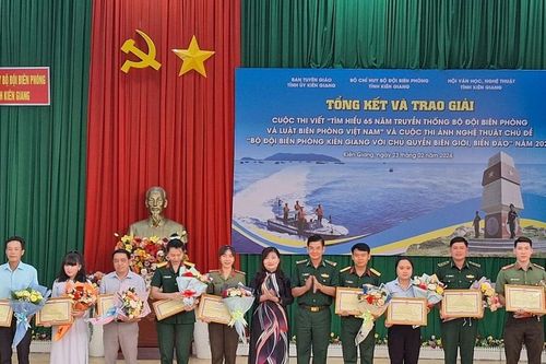 Trao giải cuộc thi viết về Bộ đội Biên phòng và Luật Biên phòng Việt Nam