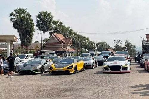 Dàn siêu xe trăm tỷ của đại gia Campuchia phượt Thái Lan để đua