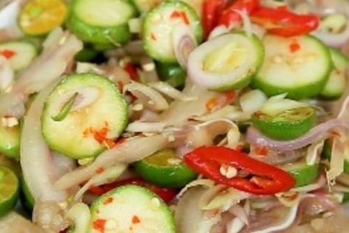 Bật mí cách làm gỏi cóc tai heo chua cay giòn ngon