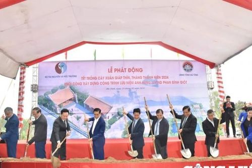 Khởi công xây dựng công trình lưu niệm Anh hùng Phan Đình Giót