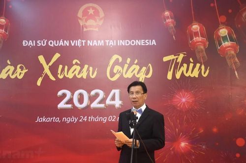 Chương trình Chào xuân Giáp Thìn 2024 tại Indonesia gắn kết cộng đồng