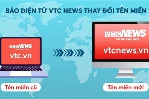 Báo điện tử VTC News đổi tên miền thành vtcnews.vn