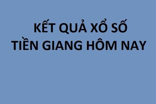 XSTG 25/2. Kết quả xổ số Tiền Giang hôm nay ngày 25/2/2024. XSTG ngày 25/2