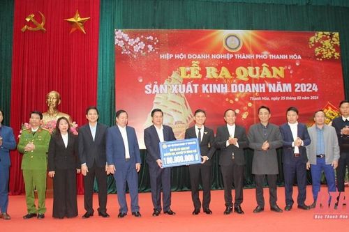 Hiệp hội Doanh nghiệp TP Thanh Hóa ra quân sản xuất , kinh doanh năm 2024