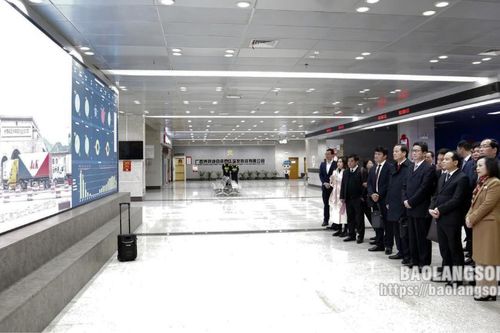 Đoàn đại biểu tỉnh Lạng Sơn: Khảo sát xây dựng thí điểm cửa khẩu thông minh và khu chế biến nông sản tại Quảng Tây, Trung Quốc