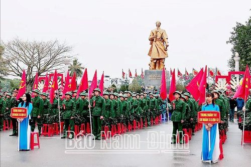 Nam Định: Tuổi trẻ bước vào nhiệm vụ bảo vệ Tổ quốc