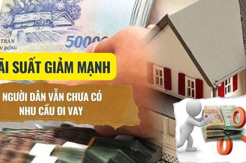 Lãi suất giảm mạnh, người dân vẫn chưa có nhu cầu đi vay