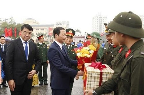 Thanh Hóa đạt 100% chỉ tiêu thanh niên lên đường nhập ngũ