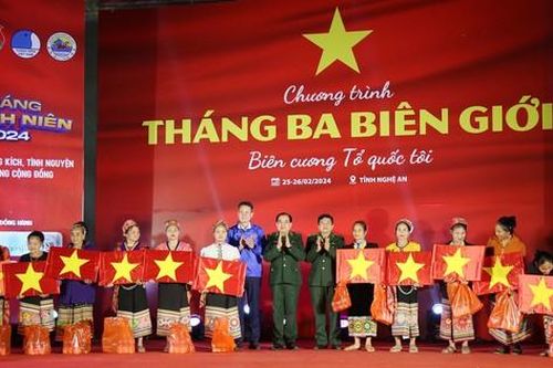 Nhiều công trình, phần việc ý nghĩa được triển khai trong chương trình 'Tháng Ba biên giới' 2024