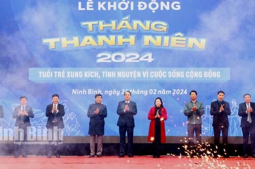 Ninh Bình khởi động Tháng thanh niên 2024 tình nguyện vì cộng đồng