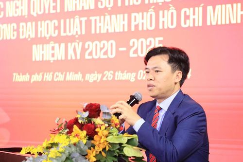 GS duy nhất của Trường ĐH Luật TP.HCM lên làm phó hiệu trưởng