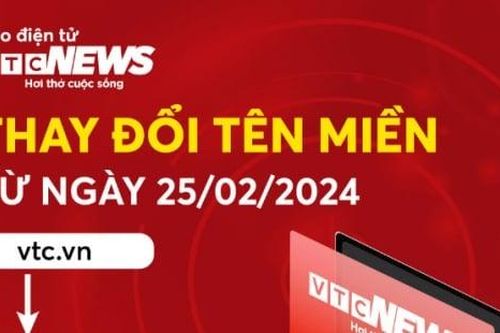 Báo điện tử VTC News đổi tên miền
