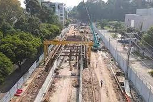TPHCM: Đường nối Nhà ga T3 dần hình thành