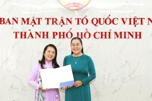 Ủy ban MTTQ Việt Nam TPHCM có tân nữ Phó Chủ tịch