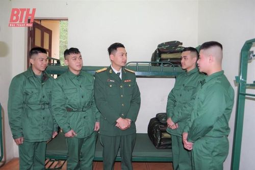 Trung đoàn 762 tiếp nhận chiến sĩ mới tận tình, chu đáo
